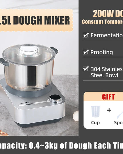 SUNATUR Kneader 8L/5.5L Stand Mixer Electric Dough Mixer Kitchen Processor Machine for Kneading Home Appliance for Baking