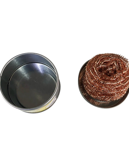 Cleaning Ball Desoldering Soldering Iron Mesh Filter Cleaning Nozzle Tip Copper Wire Cleaner Ball Metal Dross Box Clean Ball