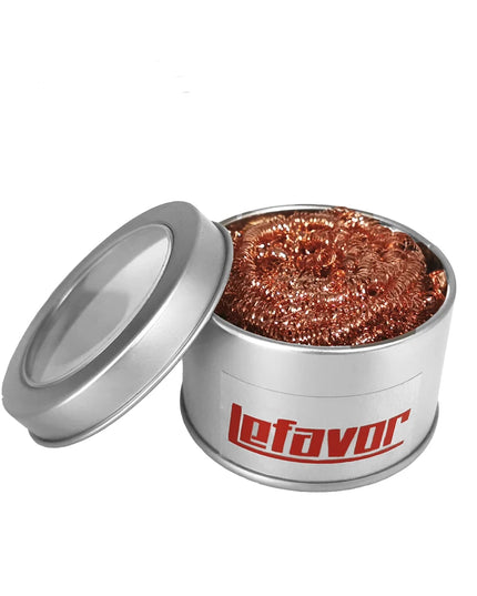 Cleaning Ball Desoldering Soldering Iron Mesh Filter Cleaning Nozzle Tip Copper Wire Cleaner Ball Metal Dross Box Clean Ball