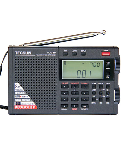 Tecsun PL-330 FM/MW/SW/LW SSB DSP Full-Band Radio Multi-functional Portable Radio Receivers High Sensitivity Radio PL330