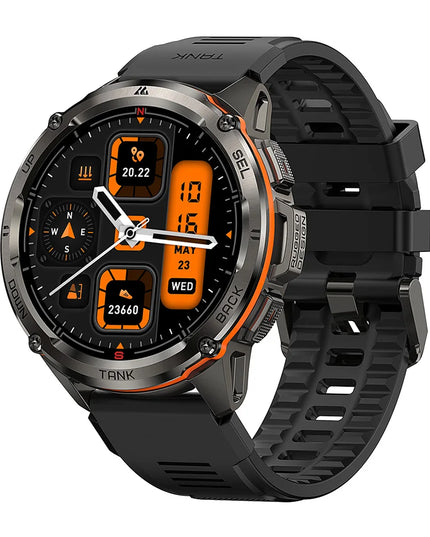 2025 KOSPET TANK T3 Ultra GPS Smart Watch For Men Smartwatch Women 470mAh Battery Digital Fitness AMOLED AOD Bluetooth Watches