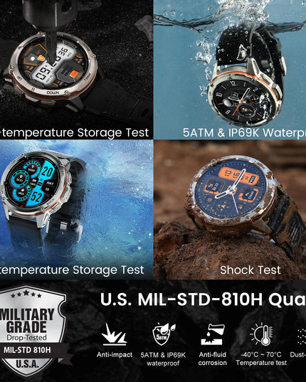 2025 KOSPET TANK T3 Ultra GPS Smart Watch For Men Smartwatch Women 470mAh Battery Digital Fitness AMOLED AOD Bluetooth Watches