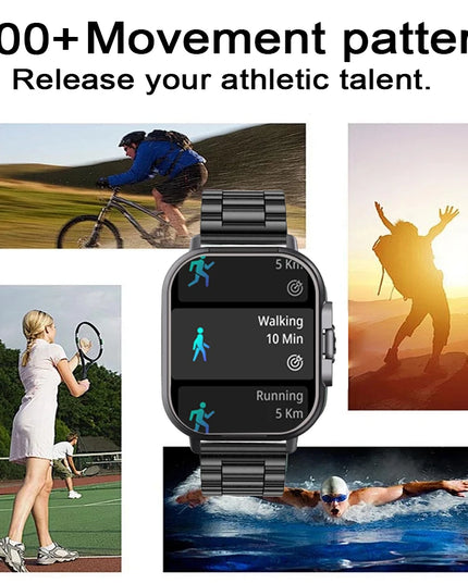 2024 Smart Watch 2 in 1 With Earphone Smartwatch Bluetooth Call Men Watch GPS Track Heart Rate Monitor Play Music SmartWatch