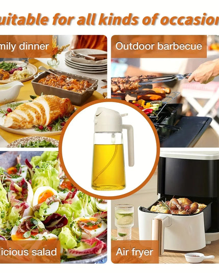 Press type glass oil Spray Oil Bottle Spray Oil Dispenser Oil Jar BBQ Kitchen Baking Roasting Picnic Kitchen Toolglass oil spray