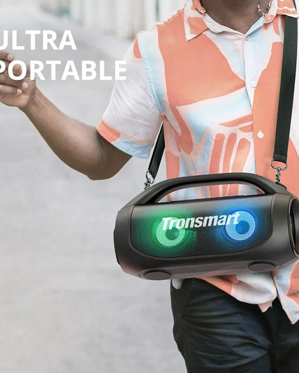 Tronsmart Bang SE Speaker with Bluetooth 5.3, Portable Handle, 24-Hour Playtime, for Party, Camping