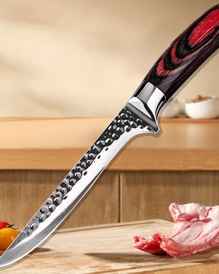 Handmade Forged Boning Knife Professional Damascus Chef Knives Cooking Butcher Knife Meat Fish Cutting Knife Kitchen Accessories