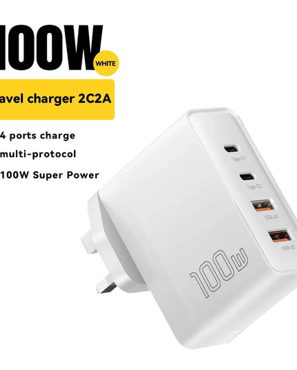 Essager 100W GaN USB Type C Caricabatterie PD QC Quick Charge 4.0 3.0 Type C Ricarica Rapida Per iPhone 14 13 12 Xiaomi Macbook