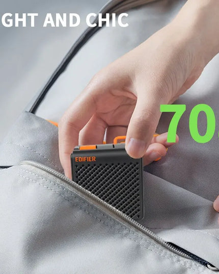 Edifier MP85 Portable Bluetooth Speakers Camping Walking Speaker Wireless Stereo 70g Lightweight 8H Playback Waterproof