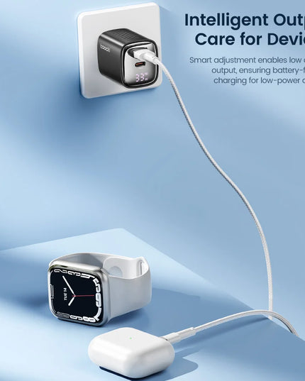 Toocki 33W GaN USB C Charger Digital Display Fast Charging Type C Charger for iPhone 15 14 13 12 Samsung Galaxy S23 S22 Xiaomi