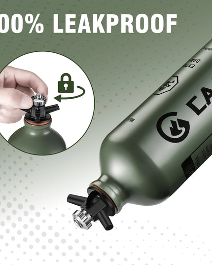 Portable Liquid Fuel Bottle Aluminum Gasoline Kerosene Alcohol Spare Storage Can 0.5L/1L