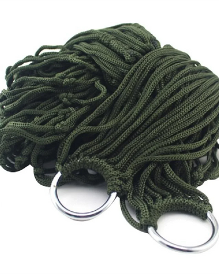 Garden Outdoor Thickened Nylon Rope Hammock Indoor Mesh Hammock Portable Simple Hammock Swing Chair