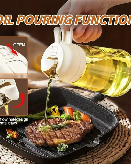 Press type glass oil Spray Oil Bottle Spray Oil Dispenser Oil Jar BBQ Kitchen Baking Roasting Picnic Kitchen Toolglass oil spray