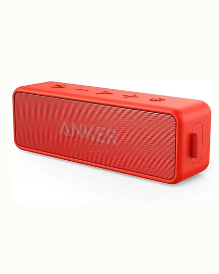 Anker Soundcore 2 Portable Wireless Bluetooth Speaker Better Bass 24-Hour Playtime 66ft Bluetooth Range IPX7 Water Resistance