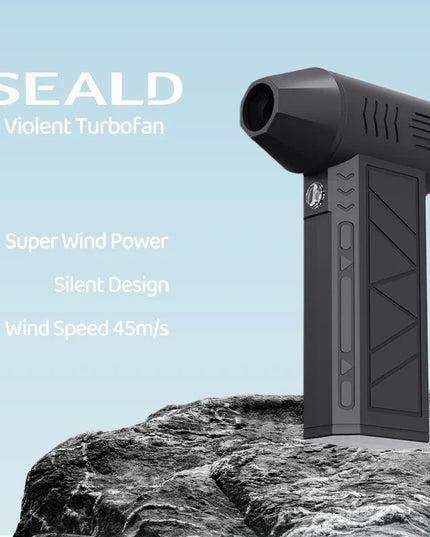 130000 rpm brushless mini air blower electric air duster 3 Gear Turbo violent blower rechargeable with light car cleaning seald
