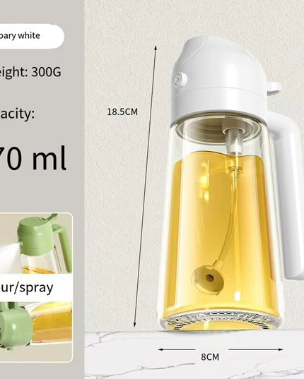 Press type glass oil Spray Oil Bottle Spray Oil Dispenser Oil Jar BBQ Kitchen Baking Roasting Picnic Kitchen Toolglass oil spray