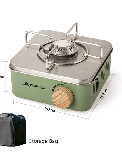 BISINNA Camping Gas Stove 2800W High Firepower Portable Cassette Furnace Outdoor Gas Burner Picnic Camp