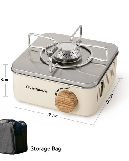 BISINNA Camping Gas Stove 2800W High Firepower Portable Cassette Furnace Outdoor Gas Burner Picnic Camp