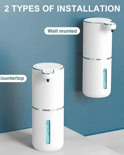 Automatic Soap Dispenser Touchless Foaming Soap Dispenser 380ml USB Rechargeable Electric 4 Level Adjustable Foam Soap Dispenser