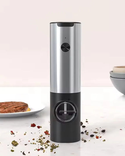 USB Rechargeable Electric Salt Pepper Grinder With Adjustable Roughness Freshly Ground Pepper Pepper Powder Grinder kitchen Tool