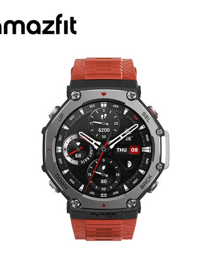 Amazfit T-Rex 3 T Rex 3 Outdoor Smartwatch 48mm AMOLED Display 6 Satellite Systems Dual Band GPS 170 Sports Mode Smart Watch