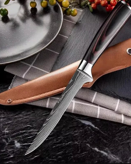 Handmade Forged Boning Knife Professional Damascus Chef Knives Cooking Butcher Knife Meat Fish Cutting Knife Kitchen Accessories