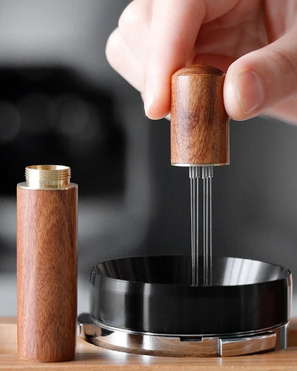 Stainless Steel Coffee Powder Tamper Espresso Powder Stirrer Distributor Leveler WDT Tools Cafe Stirring Barista Accessories