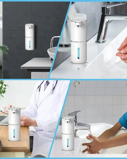 Automatic Soap Dispenser Touchless Foaming Soap Dispenser 380ml USB Rechargeable Electric 4 Level Adjustable Foam Soap Dispenser