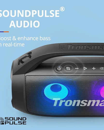 Tronsmart Bang SE Speaker with Bluetooth 5.3, Portable Handle, 24-Hour Playtime, for Party, Camping