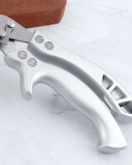 Stainless Steel Chicken Bone Scissors Kitchen Strong Scissors Household Multipurpose Scissors Sharp and Durable