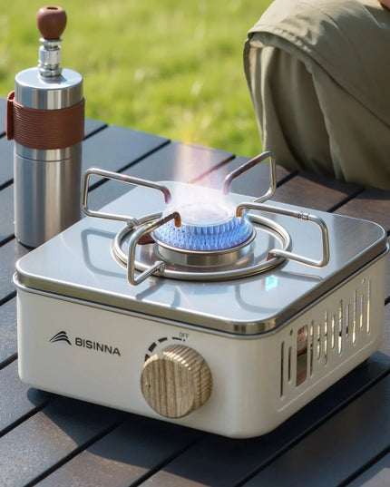 BISINNA Camping Gas Stove 2800W High Firepower Portable Cassette Furnace Outdoor Gas Burner Picnic Camp