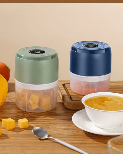 Electric Mini Garlic Chopper USB Meat Grinder - Sturdy and Durable Kitchen Tool for Crushing Garlic, Ginger, and Vegetables