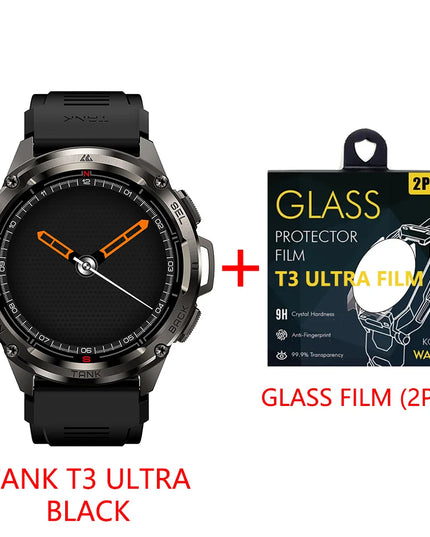 2025 KOSPET TANK T3 Ultra GPS Smart Watch For Men Smartwatch Women 470mAh Battery Digital Fitness AMOLED AOD Bluetooth Watches