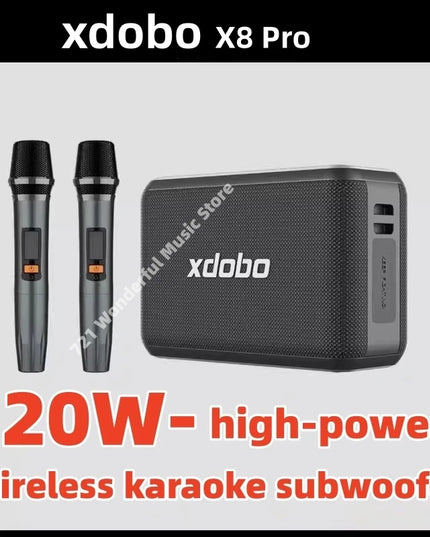 XDOBO X8 PRO 120W output power Bluetooth speaker portable K song subwoofer waterproof sound system caixa de som bluetooth