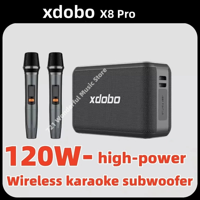 XDOBO X8 PRO 120W output power Bluetooth speaker portable K song subwoofer waterproof sound system caixa de som bluetooth