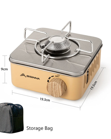 BISINNA Camping Gas Stove 2800W High Firepower Portable Cassette Furnace Outdoor Gas Burner Picnic Camp