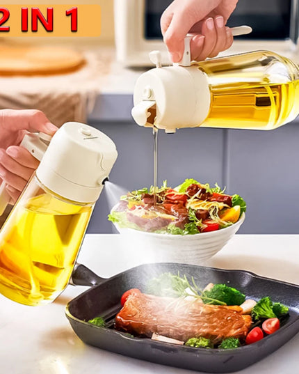 Press type glass oil Spray Oil Bottle Spray Oil Dispenser Oil Jar BBQ Kitchen Baking Roasting Picnic Kitchen Toolglass oil spray