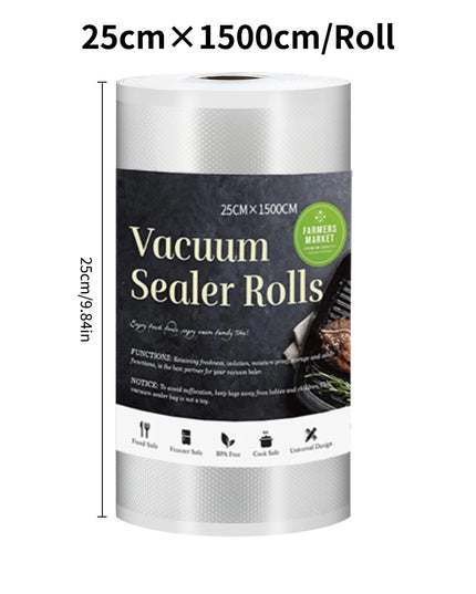 saengQ Kitchen Food Vacuum Sealer Bag Sous Vide Storage Bags For Vacuum Packaging 12/15/20/25/30cm*1500cm/Rolls