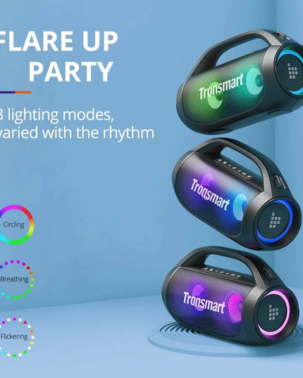 Tronsmart Bang SE Speaker with Bluetooth 5.3, Portable Handle, 24-Hour Playtime, for Party, Camping