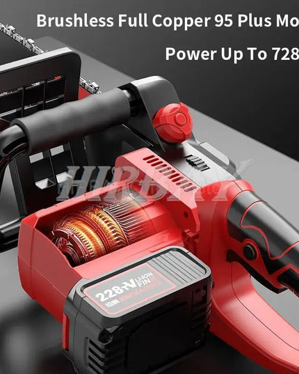 Electric Saw 16/12 Inch Chainsaw Tool Brushless Motor Logging Pruning Saw handheld Chainsaw Rechargeable Battery For Wood Cutter