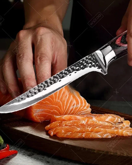 Handmade Forged Boning Knife Professional Damascus Chef Knives Cooking Butcher Knife Meat Fish Cutting Knife Kitchen Accessories