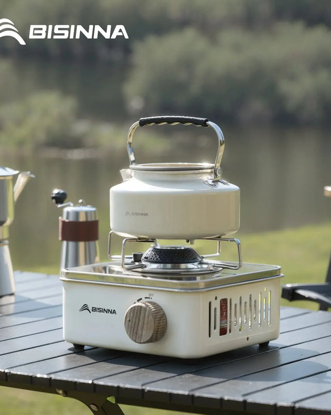 BISINNA Camping Gas Stove 2800W High Firepower Portable Cassette Furnace Outdoor Gas Burner Picnic Camp